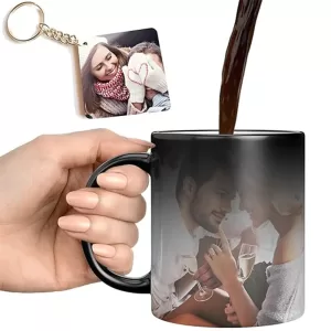 Personalized Magic Mug with Custom Photo and Name – Color Changing Gift