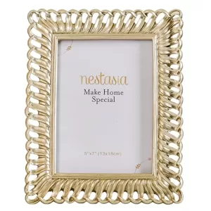 Classic gold photo frame 9.5x7.5 inches for home décor and gifting – COOL ART