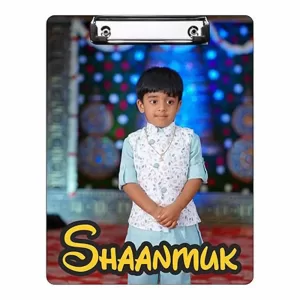 Personalised Clipboard with Photo & Name – Customised Writing Board for Kids, School, and Of fice by COOL ART Personalised Clipboard with Photo & Name