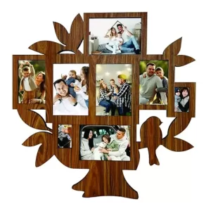 Collage Photo Frame by COOL ART – Holds multiple family photos, perfect for wall-mounted or tabletop décor in living rooms, bedrooms, and offices