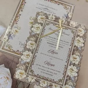 COOL ART Designer Wedding Invitation Card Pack of 50 – Elegant Marriage Invitation