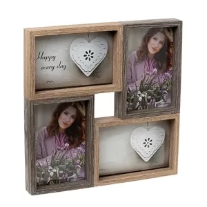 COOL ART Beige Wooden Photo Frame for Wall & Table Décor