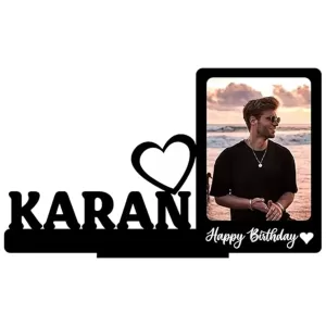 Personalized Table Top Photo Frame Gift With Name by COOL ART Customized Table Top Photo Frame With Name