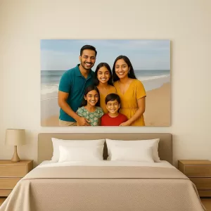 Frameless Acrylic Photo Frame for Wall with Modern Glass-Like Finish by COOL ART